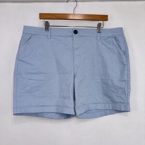 Chubbies Light Blue Cotton Stretch Chino Shorts Size 40 Casual Summer